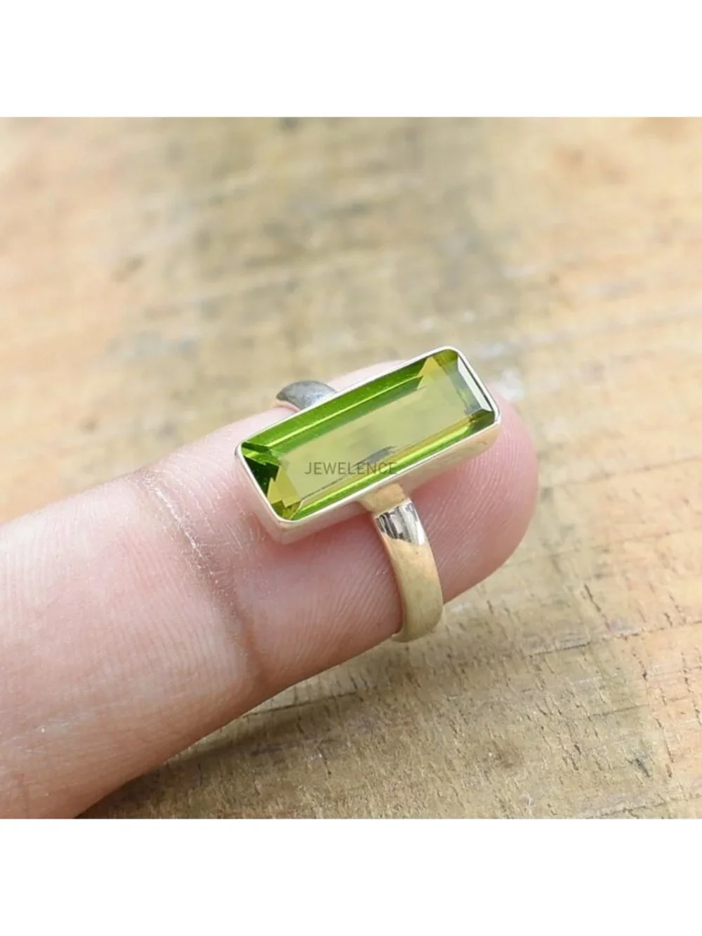 925 Sterling Silver Women's Gemstone Cocktail Ring - January Birthstone Bezel